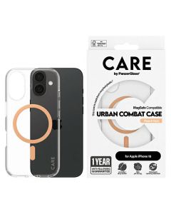 CARE by PanzerGlass Flagship Case iPhone 16 6.1" brzoskwiniowy/peachy MagSafe 1373