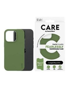 CARE by PanzerGlass Fashion Case iPhone 16 Pro 6.3" zielony/green MagSafe 1386