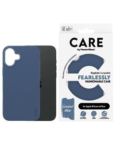 CARE by PanzerGlass Fashion Case iPhone 16 Plus 6.7" niebieski/blue MagSafe 1383