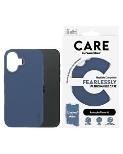 CARE by PanzerGlass Fashion Case iPhone 16 6.1" niebieski/blue MagSafe 1381