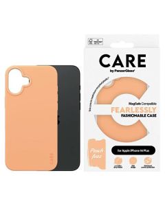 CARE by PanzerGlass Fashion Case iPhone 16 Plus 6.7" brzoskwiniowy/peachy MagSafe 1391