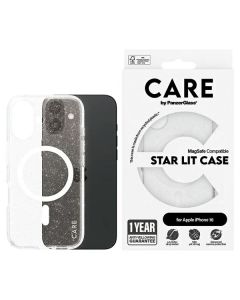 CARE by PanzerGlass Flagship Star Lit Case iPhone 16 6,1" biały/white MagSafe 1341