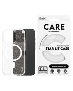 CARE by PanzerGlass Flagship Star Lit Case iPhone 16 Pro 6,3" biały/white MagSafe 1342