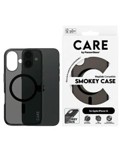 CARE by PanzerGlass Flagship Case iPhone 16 6.1" dymny/smokey MagSafe 1349