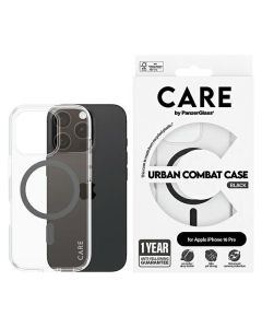 CARE by PanzerGlass Flagship Case iPhone 16 Pro 6.3"" czarny/black MagSafe 1346