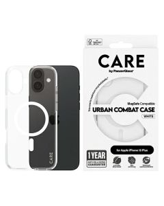 CARE by PanzerGlass Flagship Case iPhone 16 Plus 6.7" biały/white MagSafe 1339