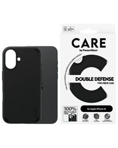 CARE by PanzerGlass Feature Double  Defense Case iPhone 16 6.1" czarny/black 1333