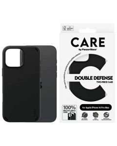 CARE by PanzerGlass Feature Double  Defense Case iPhone 16 Pro 6.3" czarny/black 1336