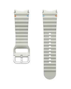 Pasek Sport Band Samsung ET-SNL30SSEGEU do Watch7 / 6 / 5 / 4 20mm S/M srebrny/silver