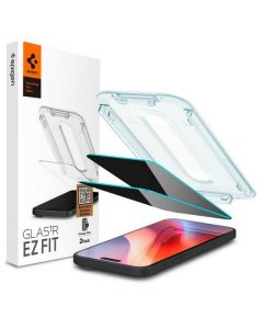 Spigen Glas.TR iPhone 16 Pro Max 6.9" "EZ FIT" 2 szt. privacy szkło hartowane prywatyzujące AGL07908