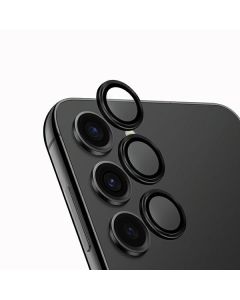 UNIQ Optix Aluminium Camera Lens Protector Sam S24 S921 midnight black szkło na obiektyw aparatu z aplikatorem