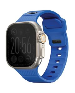 UNIQ pasek Stride Apple Watch Series 1/2/3/4/5/6/7/8/9/SE/SE2/Ultra/Ultra 2 42/44/45/49mm FKM Rubber Strap niebieski/cobalt blue