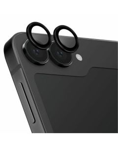 UNIQ Optix Aluminium Camera Lens Protector Sam Z Flip6 F741 midnight black szkło na obiektyw aparatu z aplikatorem