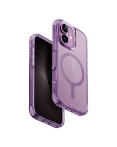 UNIQ etui Combat iPhone 16 6.1" Magclick Charging różowy/grape pink