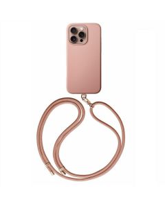 UNIQ etui Coehl Creme iPhone 16 Pro 6.3"Magnetic Charging różowy/ballet pink