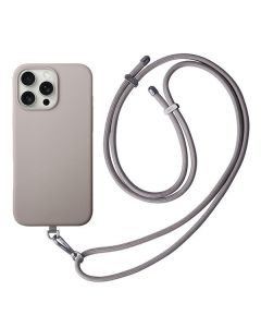 UNIQ etui Coehl Creme iPhone 16 Pro 6.3" Magnetic Charging szary/taupe grey