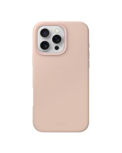 UNIQ etui Lino Hue iPhone 16 Pro 6.3"Magclick Charging różowy/blush pink