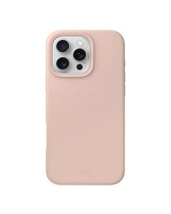 UNIQ etui Lino Hue iPhone 16 Pro Max6.9" Magclick Charging różowy/blush pink