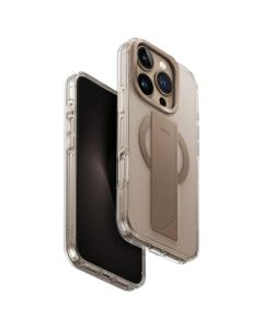 UNIQ etui Heldro Max iPhone 16 Pro 6.3" Magclick Charging złoty/taupe gold