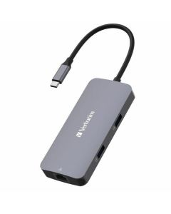 Verbatim Adapter Hub USB-C - HDMI/USB-C /Eternet/2xUSB-A 3.0 aluminium/aluminum 32150