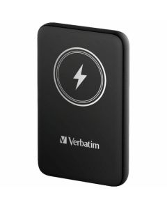 Verbatim Powerbank indukcyjny `n` Go 15W 5000mAh Wireless Magnetic czarny/black 32240