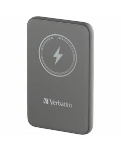 Verbatim Powerbank indukcyjny `n` Go 15W 5000mAh Wireless Magnetic szary/grey 32244