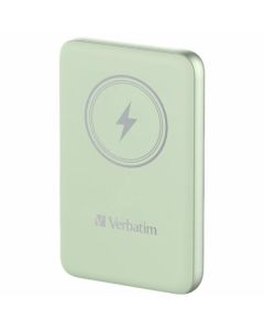 Verbatim Powerbank indukcyjny `n` Go 15W 10000mAh Wireless Magnetic zielony/green 32246