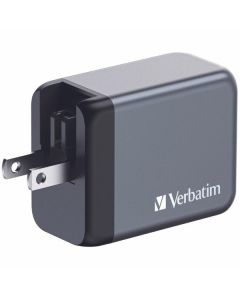 Verbatim Ładowarka sieciowa GaN 65W 2xUSB-C/USB-A + Adapter EU/UK/US GNC-65 32201