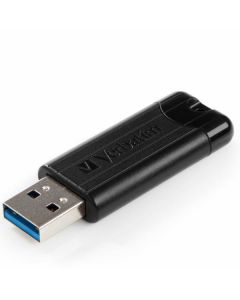 Verbatim Pendrive 256GB USB-A 3.2 PinStripe czarny/black 49320