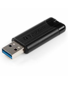 Verbatim Pendrive 128GB USB-A 3.2 PinStripe czarny/black 49319