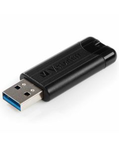 Verbatim Pendrive 64GB USB-A 3.2 PinStripe czarny/black 49318