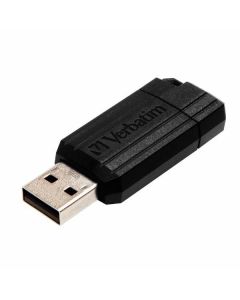 Verbatim Pendrive 16GB USB-A 2.0 PinStripe czarny/black 49063