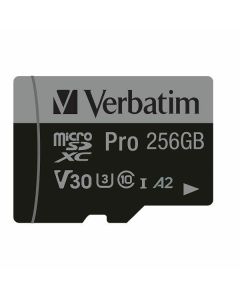 Verbatim Karta microSD 512GB + adapter Pro U3 czarny/black 47046