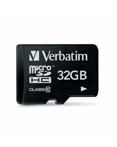 Verbatim Karta microSDHC 32GB V10 czarny/black 44013