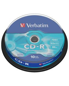 Verbatim Płyta CD-R 700MB 52x Extra  Protection 10szt 43437